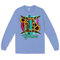 Colony Blue Gemini Long Sleeve Tee - RanaPortraitStore