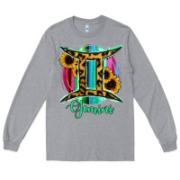 Heather Grey Gemini Long Sleeve Tee - RanaPortraitStore