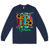 Navy Gemini Long Sleeve Tee - RanaPortraitStore
