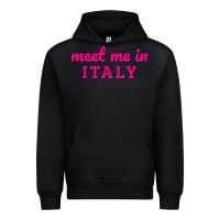 Black meet me in italy Urban Hoodie - DesigneFamous