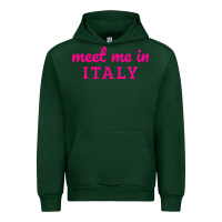 Forest Green meet me in italy Urban Hoodie - DesigneFamous