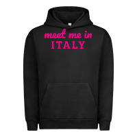 Pigment Black meet me in italy Urban Hoodie - DesigneFamous