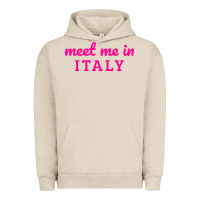 Pigment French Oak meet me in italy Urban Hoodie - DesigneFamous