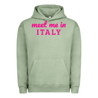 Pigment Oil Green meet me in italy Urban Hoodie - DesigneFamous