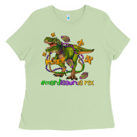 Matcha mardi saurus rex olivia Ladies Tee - OliviaCreatesArt