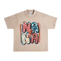 French Oak 4th of July nana with lightning bolt Urban Heavy Tee - FaDigitalArtStudio