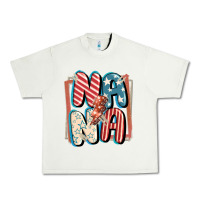 Pistachio 4th of July nana with lightning bolt Urban Heavy Tee - FaDigitalArtStudio