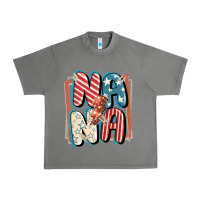 Tornado 4th of July nana with lightning bolt Urban Heavy Tee - FaDigitalArtStudio