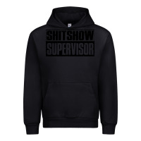 Black shitshow supervisor Urban Hoodie - DesigneFamous