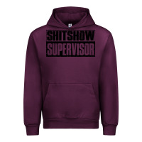 Mauve Wine shitshow supervisor Urban Hoodie - DesigneFamous