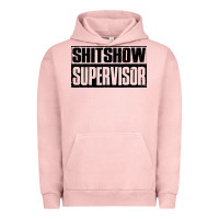 Pigment Salmon shitshow supervisor Urban Hoodie - DesigneFamous