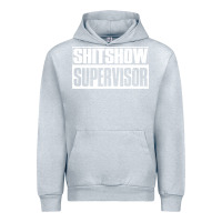 Heather Grey shitshow supervisor Urban Hoodie - DesigneFamous
