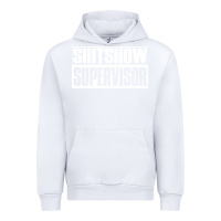White shitshow supervisor Urban Hoodie - DesigneFamous