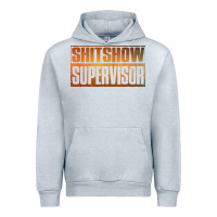 Heather Grey shitshow supervisor Urban Hoodie - DesigneFamous