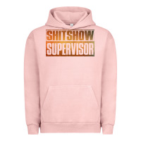 Pigment Salmon shitshow supervisor Urban Hoodie - DesigneFamous