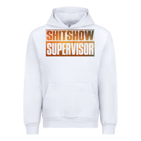 White shitshow supervisor Urban Hoodie - DesigneFamous