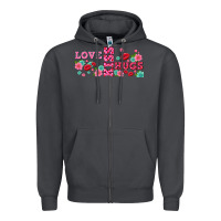Smoke floral love and kiss Zipper Hoodie - AdoDesignShop