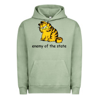 Pigment Oil Green comrade garf classic Urban Hoodie - DesigneFamous