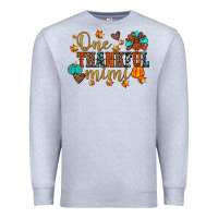 Heather Grey one thankful mimi Premium Sweatshirt - JahusDesignShop