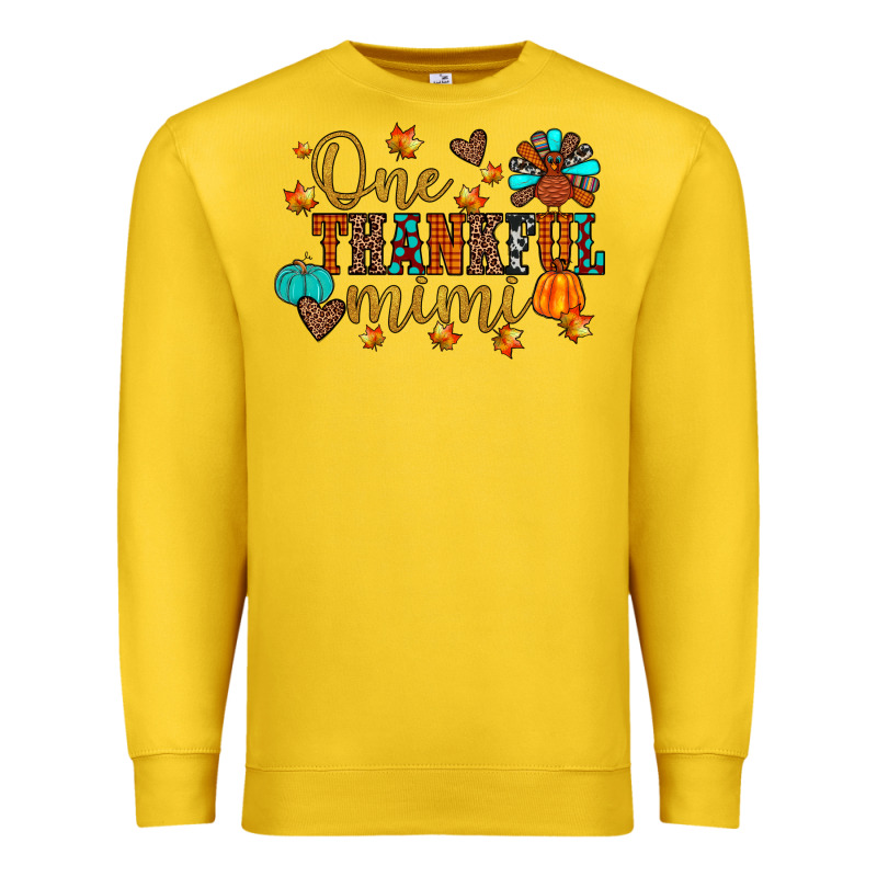 One Thankful Mimi Premium Sweatshirt by JahusDesignShop | Teevron