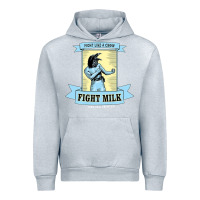Heather Grey fight milk classic Urban Hoodie - DesigneFamous