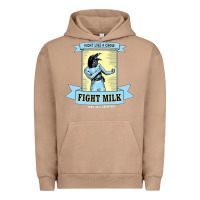 Pigment Burro fight milk classic Urban Hoodie - DesigneFamous