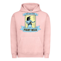 Pigment Salmon fight milk classic Urban Hoodie - DesigneFamous