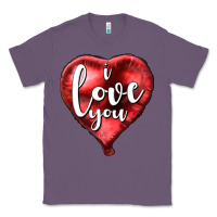 Lavender I love you heart balloon Valentine's Day Classic Tee - HowdyJamesFarm