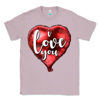 Lilac I love you heart balloon Valentine's Day Classic Tee - HowdyJamesFarm