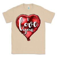 Mushroom I love you heart balloon Valentine's Day Classic Tee - HowdyJamesFarm