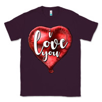 I Love You Heart Balloon Valentine's Day Classic Tee | Teevron