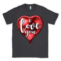 Smoke I love you heart balloon Valentine's Day Classic Tee - HowdyJamesFarm