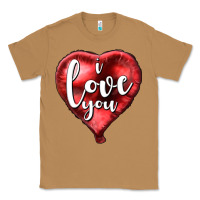 Toasted Coconut I love you heart balloon Valentine's Day Classic Tee - HowdyJamesFarm