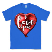 True Royal I love you heart balloon Valentine's Day Classic Tee - HowdyJamesFarm