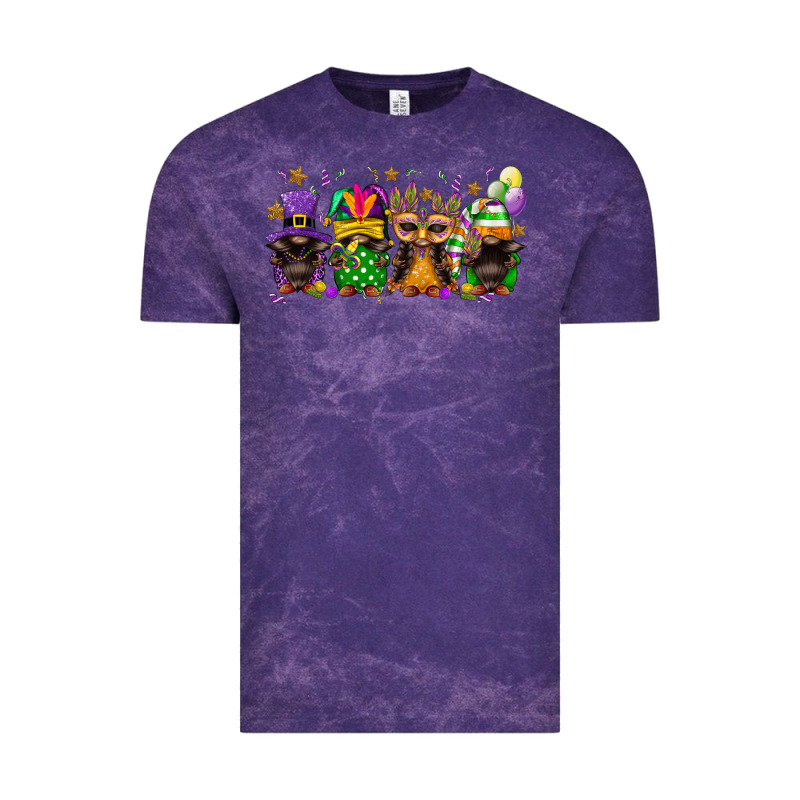Mardi Gras Afro Gnomies Vintage Tee by FaDigitalArtStudio | Teevron