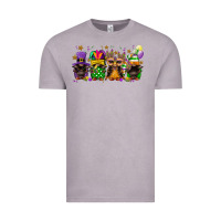 Vintage Zinc Mardi Gras afro gnomies Vintage Tee - FaDigitalArtStudio