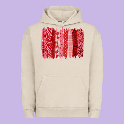 Valentine's Day Urban Hoodie Designed By Ranaportraitstore