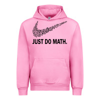 Fuchsia Pink just do math Urban Hoodie - DesigneFamous