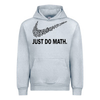Heather Grey just do math Urban Hoodie - DesigneFamous