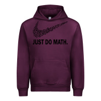 Mauve Wine just do math Urban Hoodie - DesigneFamous