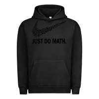 Pigment Black just do math Urban Hoodie - DesigneFamous