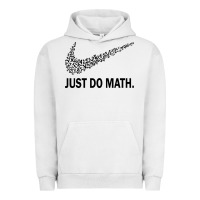 Pigment Lunar Rock just do math Urban Hoodie - DesigneFamous