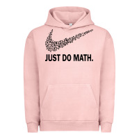 Pigment Salmon just do math Urban Hoodie - DesigneFamous