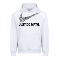 White just do math Urban Hoodie - DesigneFamous