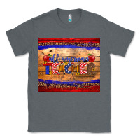 Charcoal Heather all american teacher tumbler Classic Tee - Artiststas