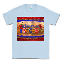 Dusty Blue all american teacher tumbler Classic Tee - Artiststas