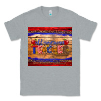 Heather Grey all american teacher tumbler Classic Tee - Artiststas