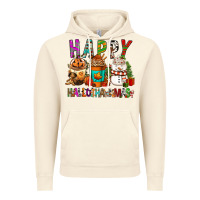 Vintage Artic Happy hallothankmas coffee cups Vintage Hoodie - FaDigitalArtStudio