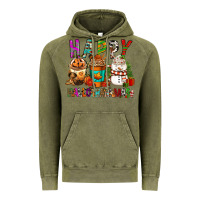 Vintage Olive Happy hallothankmas coffee cups Vintage Hoodie - FaDigitalArtStudio