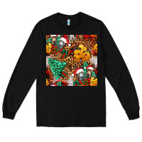 Black christmas donkeys Long Sleeve Tee - FaDigitalArtStudio